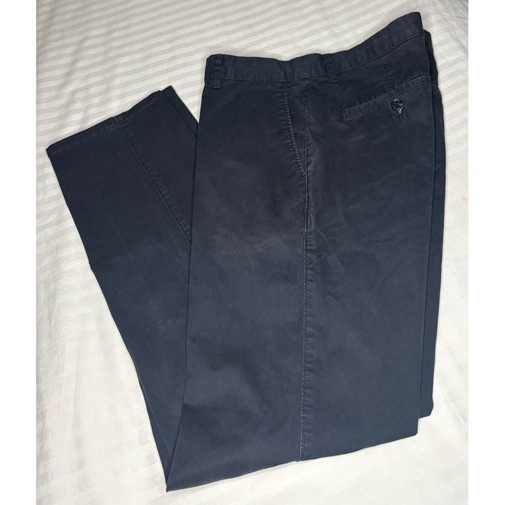 Calvin Klein Men's Navy Blue Stretch Chino Pants 33x32